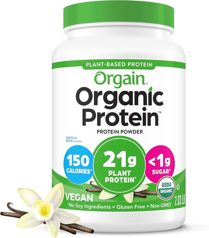 Orgain Plant Protein Sweet Vanilla Bean 2.03 Lb